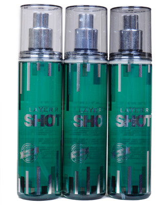 

Layer'r Shot royal zade Deodorant Spray - For Men(360 ml, Pack of 3)