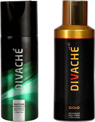 

Divache gold, rhythm Body Spray - For Men(150 ml, Pack of 2)