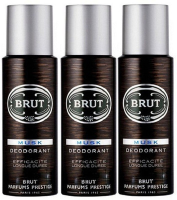 

Brut Musk Body Spray - For Men(200 ml, Pack of 3)