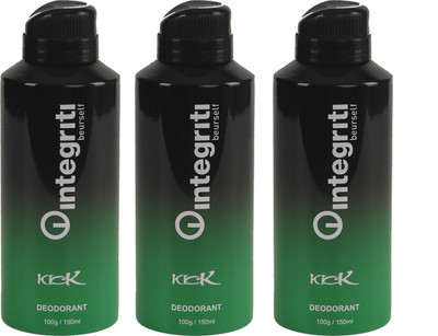 

Integriti INT_13 Deodorant Spray - For Men(450 ml, Pack of 3)