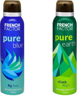 

French Factor TFFPurepackof2-6 Deodorant Spray - For Women(1 ml, Pack of 2)