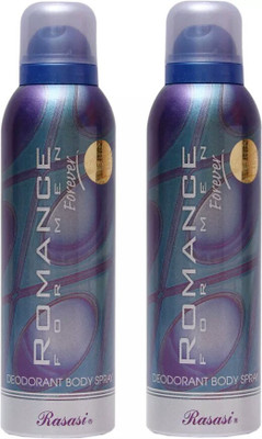 

Rasasi romance Deodorant Spray - For Men(300 ml, Pack of 2)
