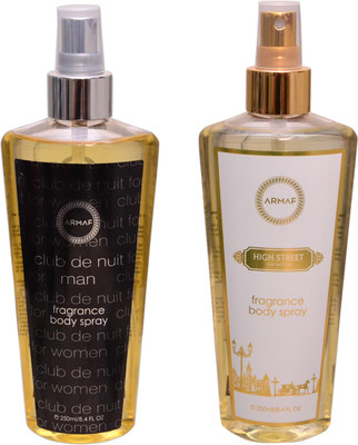 

Armaf 1 CLUB DE NUIT MEN::1 HI STREET Body Mist - For Men & Women(500 ml, Pack of 2)