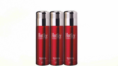 

Hot Ice Scandal Deodorant For Men value Pack Deodorant Spray - For Men(600 ml, Pack of 3)
