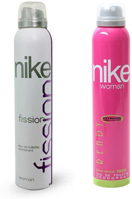 

Nike Fission Trendy Body Spray - For Women(400 ml, Pack of 2)