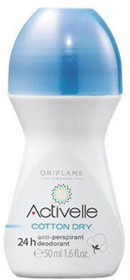 Oriflame Sweden Activelle Anti-perspirant 24h Deodorant Cotton Dry Deodorant Roll-on - For Women(50 ml)
