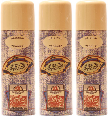 

Lomani Elpaso Deodorant Spray - For Men & Women(600 ml, Pack of 3)