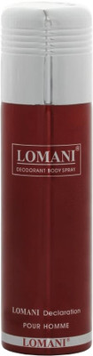 

Lomani Declaration Deodorant Spray - For Men(200 ml)