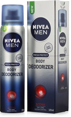 

Nivea Men Fresh Protect Body Deodorizer Intense Deodorant Spray - For Men(120 ml)