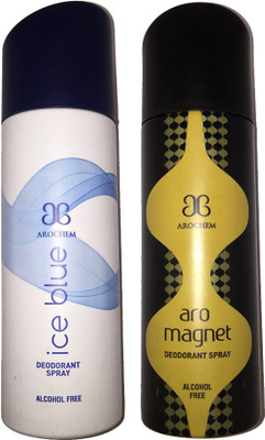 

Arochem Deodorants Body Spray - For Men & Women(400 ml, Pack of 2)