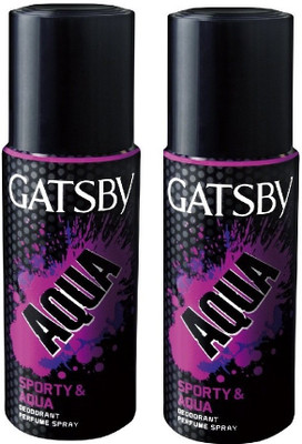 

Gatsby Aqua (Pack Of 2) Deodorant Spray - For Men(150 ml, Pack of 2)