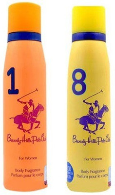 

Beverly Hills Polo Club Women Deo no. 1 and 8 Deodorant Stick - For Women(300 ml, Pack of 2)