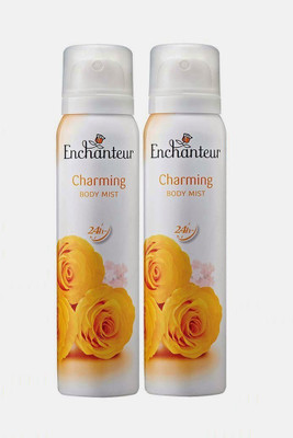 

Enchanteur charming mist combo-2 Body Mist - For Women(150 ml, Pack of 2)