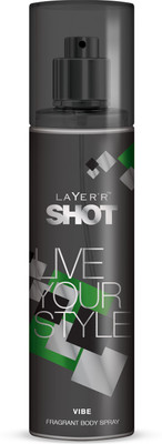 

Layer'r Shot - Live Your Style - Vibe Deodorant Spray - For Men(135 ml)
