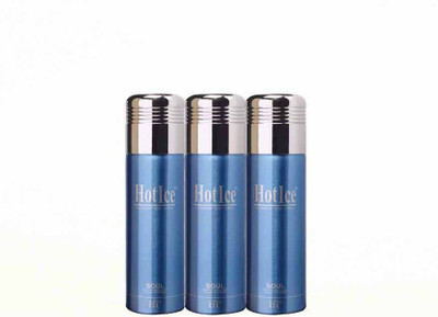 

Hot Ice Soul Deodorant For Women Deodorant Spray - For Women(600 ml, Pack of 3)