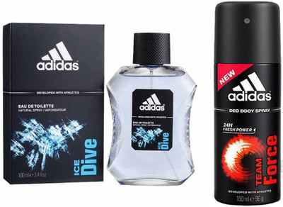 

ADIDAS Lavish Life Combo's In Ice Dive EDT & Team Force Deo Body Spray - For Men(250 ml)