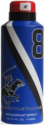 

Beverly Hills Polo Club Bhpc no 8 (New) Deodorant Spray - For Men(150 ml)