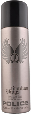 Police Titanium Wings Deodorant Spray - For Men(200 ml)