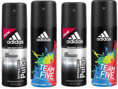 

Adidas Dynamic Pulse,Team Five, Extreme Power & Get Ready Combo Set