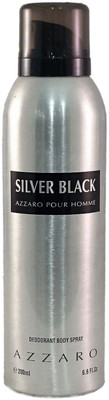 

Azzaro Silver Black Pour Homme Deodorant Spray - For Men & Women(200 ml)