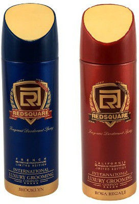 

Red Square ROSA REGALE BROOKLYN Combo Set of 2 Deodorant Spray - For Women(175 ml)