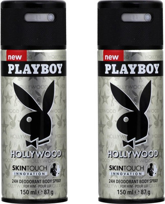 

Playboy Hollywood Body Spray - For Men(300 ml, Pack of 2)