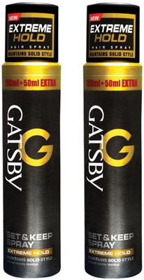 

Gatsby Hold Set and Keep (Pack Of 2) Deodorant Spray - For Men(500 ml, Pack of 2)