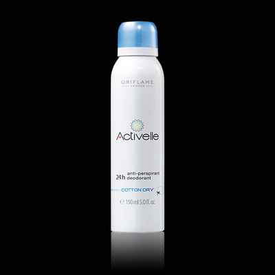 

Activelle Anti-Perspirant 24h Cotton Dry Deodorant Spray - For Women(150 ml)