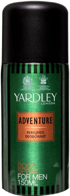 

Yardley London Adventure Deodorant Spray - For Men(150 ml)