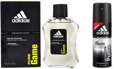 

ADIDAS The Pure Game EDT & Dynamic Pulse Deo combo Body Spray - For Men(250 ml)