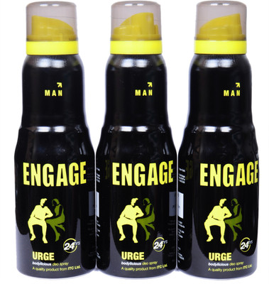 

Engage URGE Deodorant Spray - For Men(450 ml, Pack of 3)