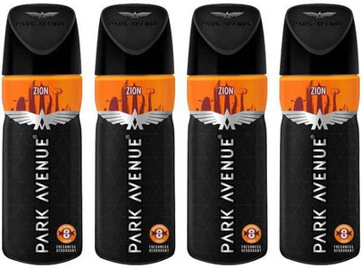 

Park Avenue zion deodorants Deodorant Spray - For Men(520 ml, Pack of 4)