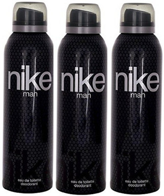 

Nike Black Perfume Body Spray - For Men(600 ml, Pack of 3)