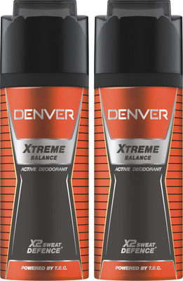 

Denver Extreme Balance Deo Combo (Pack of 2) Deodorant Spray - For Men(300 ml, Pack of 2)