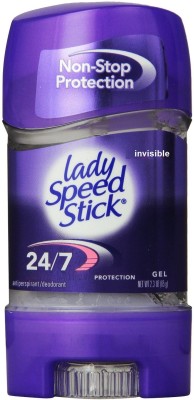 

Lady Speedy Stick Invisible 24/7 Antiperspirant Deodorant Gel - For Women(65 g)