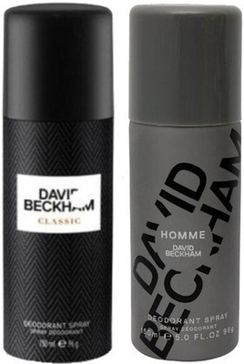 

David Beckham Pack of 2 Men Deodorant Spray - For Men(300 ml, Pack of 2)