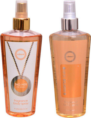 

Armaf 1 TAG HER::1 HUNTER HOMME Body Mist - For Men & Women(500 ml, Pack of 2)