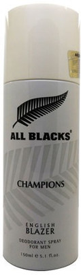 

English Blazer All Blacks Champions Deodorant Spray - For Men(150 ml)