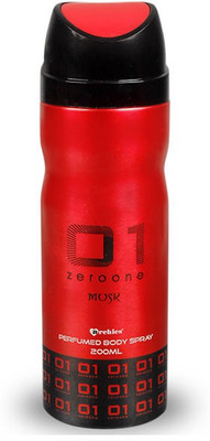 

Archies 01 ZEROONE MUSK PERFUMED BODY SPRAY Deodorant Spray - For Men(200 ml)