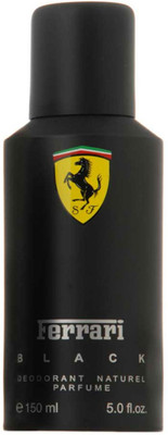 

Ferrari Black Deodorant Spray - For Men(150 ml)