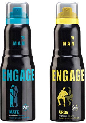 

Engage Urge+Mate Deodorant Spray - For Men(300 ml, Pack of 2)