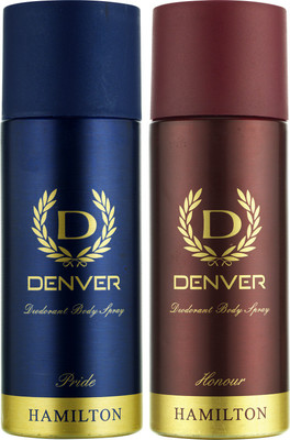 

Denver Pride and Honour Deo Combo (Pack of 2) Deodorant Spray - For Men(330 ml, Pack of 2)