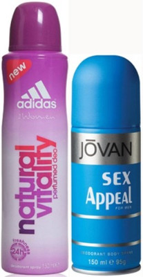 Adidas natural vitality hotsell body spray