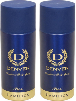 

Denver 2 Pride Deodorant Spray - For Men(200 ml, Pack of 2)