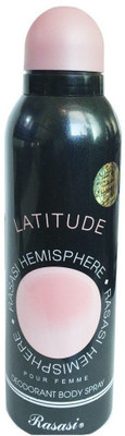 

Rasasi Latitude Body Spray - For Women(200 ml)