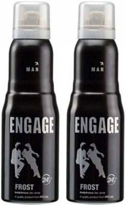 

Engage Combo of 2 Frost Deodorant Spray - For Men(150 ml, Pack of 2)