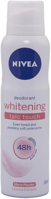 

Nivea Whitening Talc Touch Deodorant Spray - For Men & Women(150 ml)