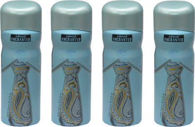 

Armaf Aqua Deodorant Spray - For Men & Women(800 ml, Pack of 4)