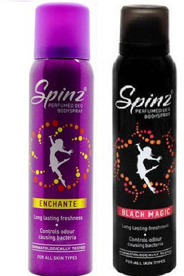 

Spinz fruity thythm Body Spray - For Women(300 ml, Pack of 2)
