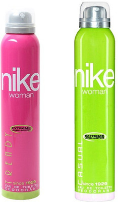 

Nike Trendy Casual Body Spray - For Women(400 ml, Pack of 2)